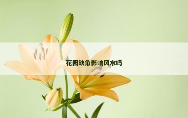 花園缺角影響風水嗎