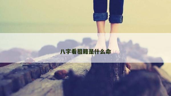 八字看祖籍是什么命