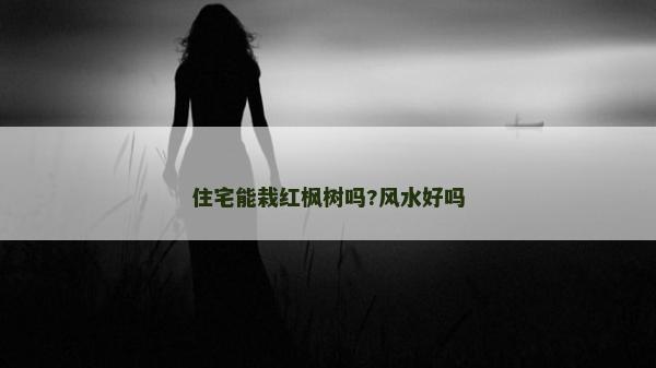 住宅能栽紅楓樹嗎?風水好嗎