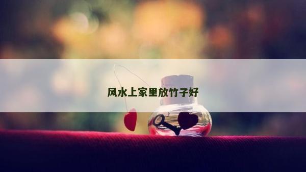 風水上家里放竹子好