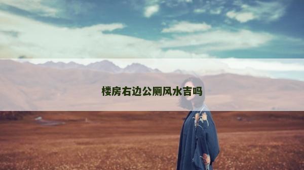 樓房右邊公廁風水吉嗎