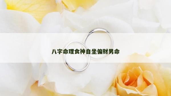 八字命理食神自坐偏財男命