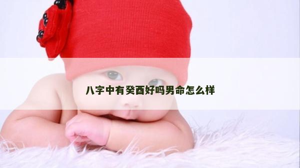 八字中有癸酉好嗎男命怎么樣