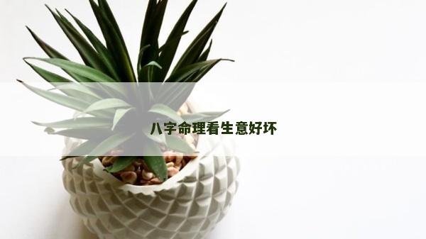 八字命理看生意好壞