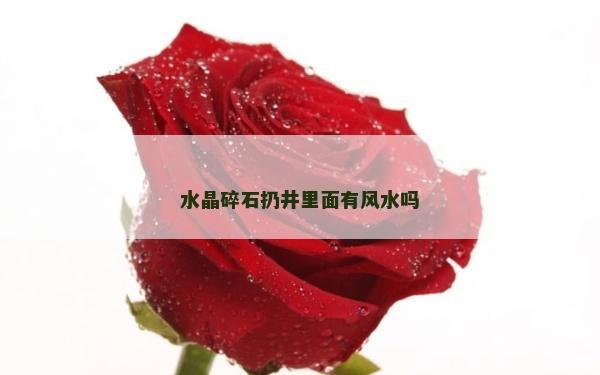 水晶碎石扔井里面有風水嗎