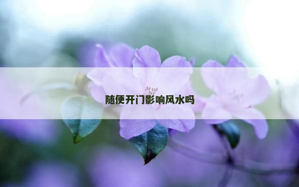 隨便開門影響風(fēng)水嗎 隨便開門影響風(fēng)水嗎