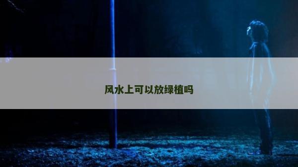 風水上可以放綠植嗎