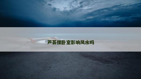 蘆薈擺臥室影響風(fēng)水嗎