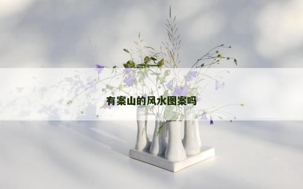 有案山的風(fēng)水圖案嗎