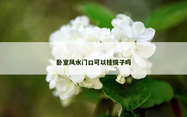 臥室風水門口可以掛鏡子嗎