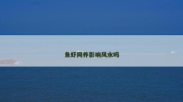 魚蝦同養(yǎng)影響風(fēng)水嗎