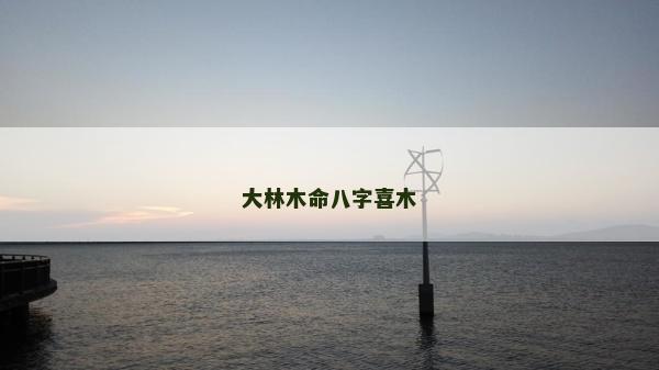 大林木命八字喜木