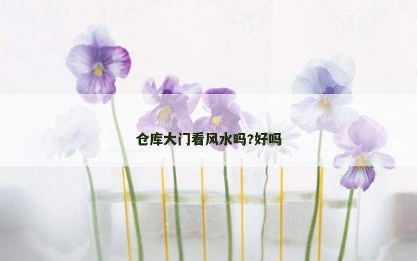 倉庫大門看風(fēng)水嗎?好嗎