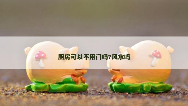 廚房可以不用門嗎?風水嗎