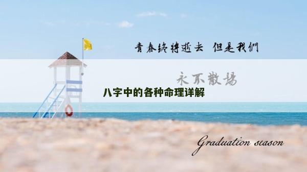 八字中的各種命理詳解
