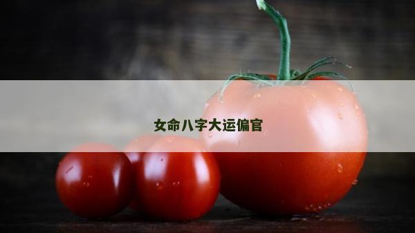 女命八字大運偏官