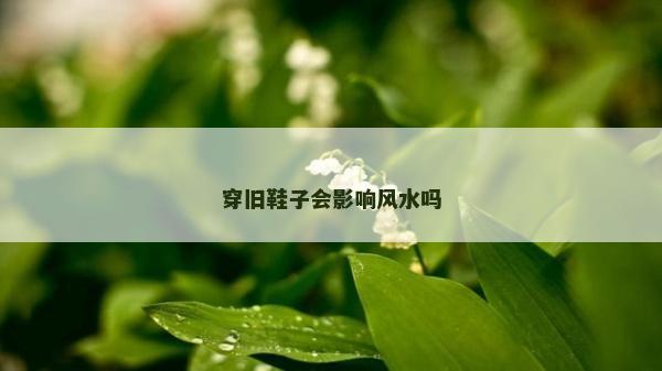 穿舊鞋子會影響風水嗎
