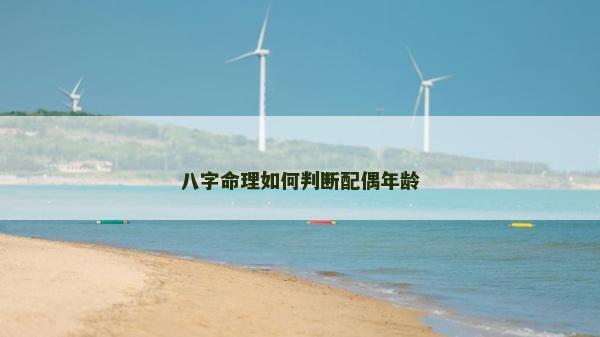 八字命理如何判斷配偶年齡