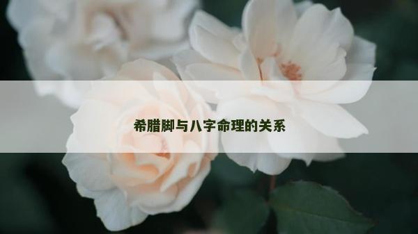 希臘腳與八字命理的關系