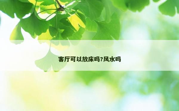 客廳可以放床嗎?風水嗎 客廳可以放床嗎?風水嗎