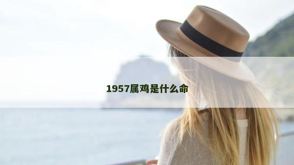 1957屬雞是什么命
