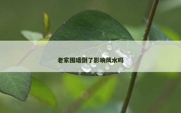 老家圍墻倒了影響風(fēng)水嗎