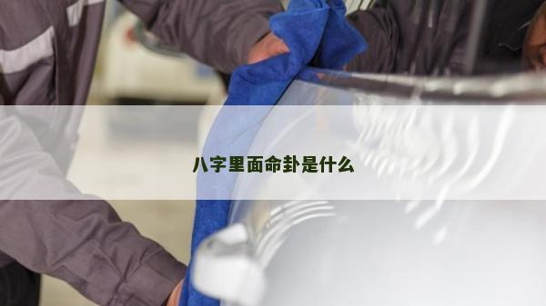 八字里面命卦是什么