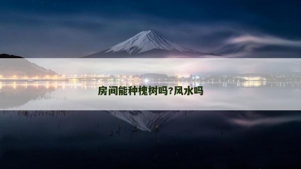 房間能種槐樹嗎?風水嗎