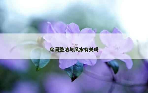 房間整潔與風水有關嗎