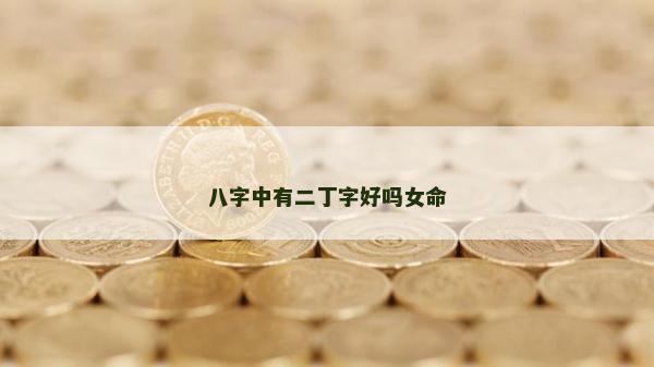 八字中有二丁字好嗎女命