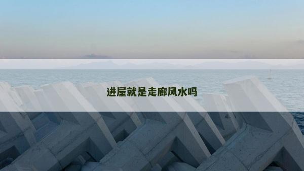 進屋就是走廊風水嗎