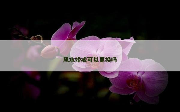 風(fēng)水婚戒可以更換嗎