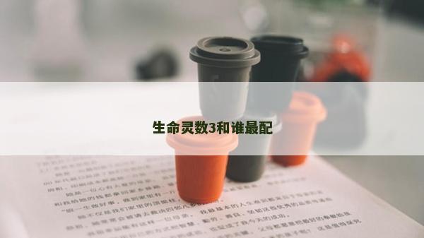 生命靈數(shù)3和誰最配