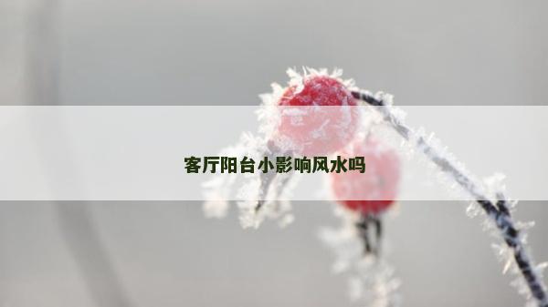 客廳陽臺小影響風水嗎