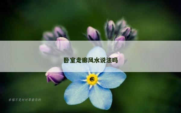 臥室走廊風水說法嗎