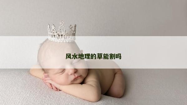 風水地理的草能割嗎
