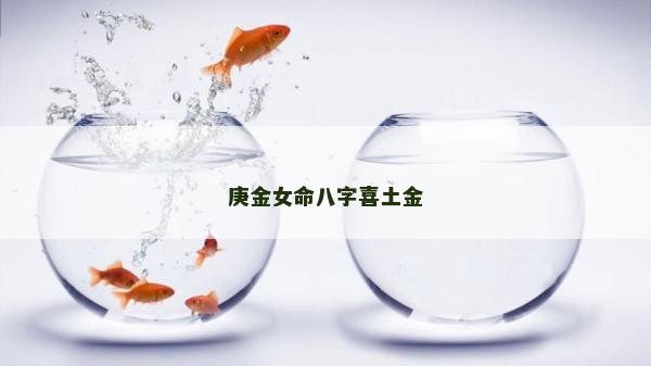 庚金女命八字喜土金