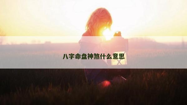 八字命盤神煞什么意思