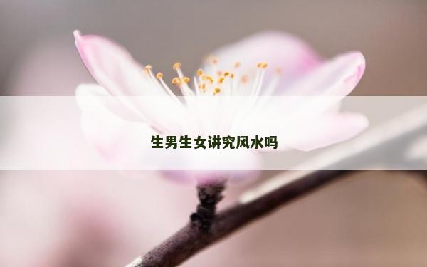 生男生女講究風水嗎 生男生女講究風水嗎