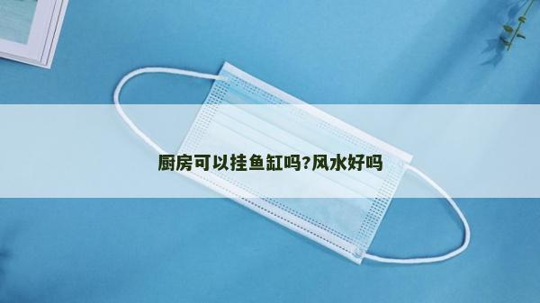 廚房可以掛魚缸嗎?風(fēng)水好嗎