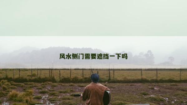 風(fēng)水側(cè)門(mén)需要遮擋一下嗎