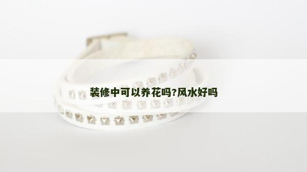 裝修中可以養花嗎?風水好嗎