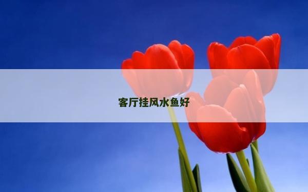 客廳掛風水魚好