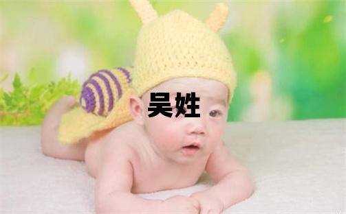 吳姓取名有新意的女寶寶名字